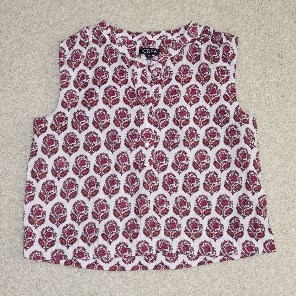 J Crew Cora Soft Gauze Top